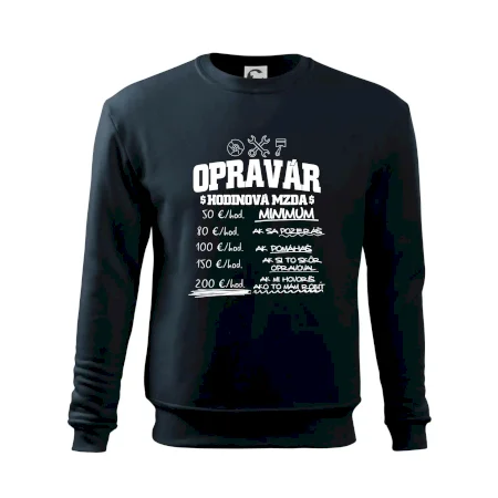 Hodinová mzda - opravár