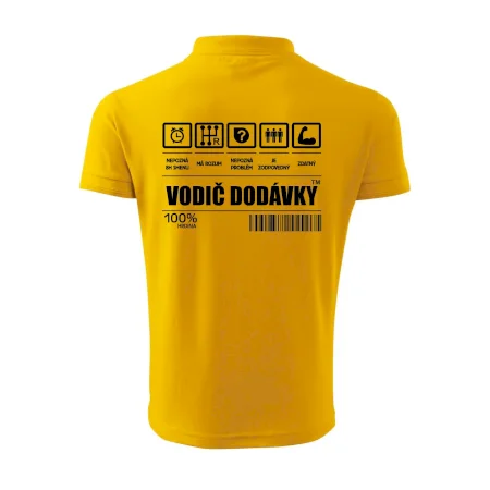 Čiarový kód - Vodič dodávky
