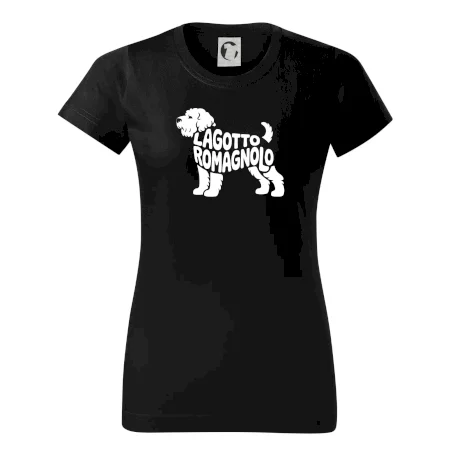 Lagotto romagnolo nápis v tele