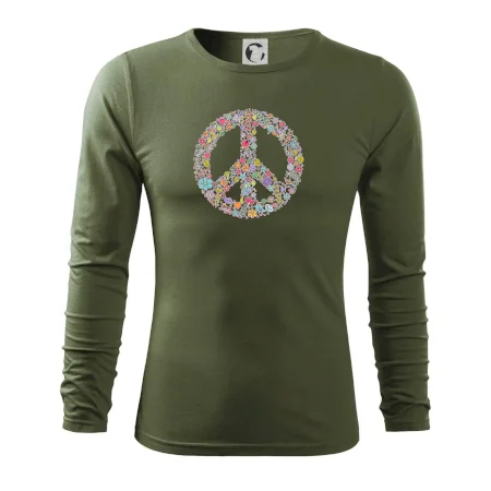 Peace symbol lístočky