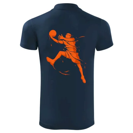 Basketball player splash