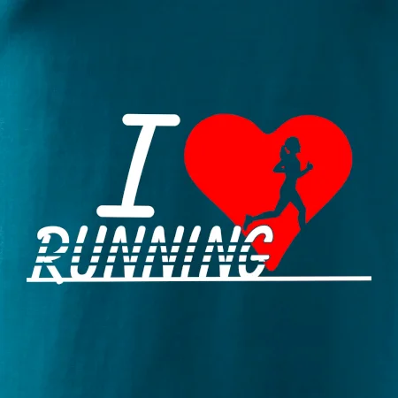 I love running dievča