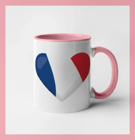 Francúzska vlajka srdca
