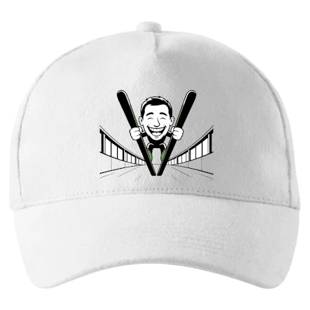 Vysmiatý kreslený skokan