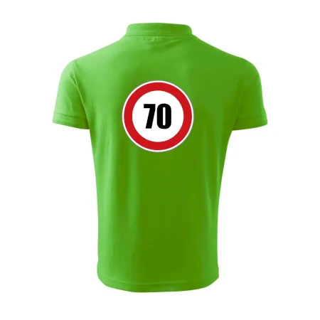 Dopravná značka - obmedzenie rýchlosti 70