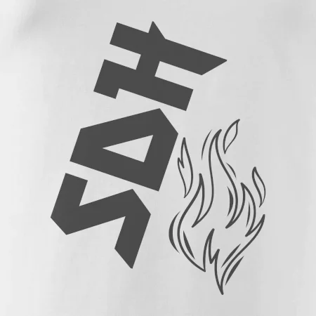 SDH nápis a plamen
