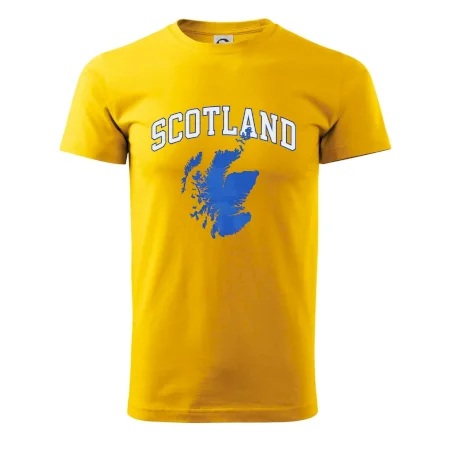 Scotland nápis s mapou