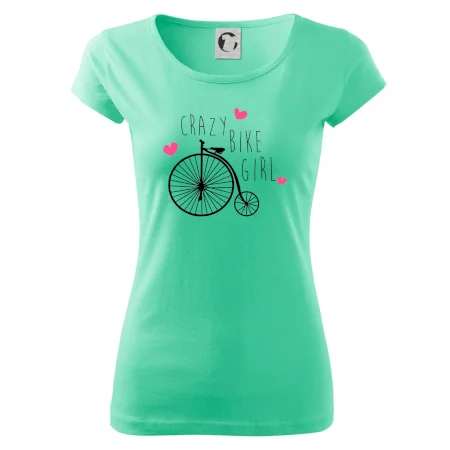 Crazy bike girl