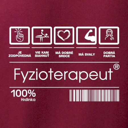 Čiarový kód fyzioterapeutka