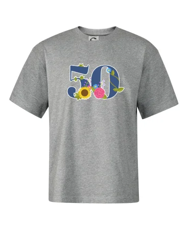 Kvetinové číslo kreslené - 50