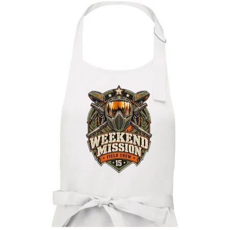 Víkendová misia – vintage paintballový odznak