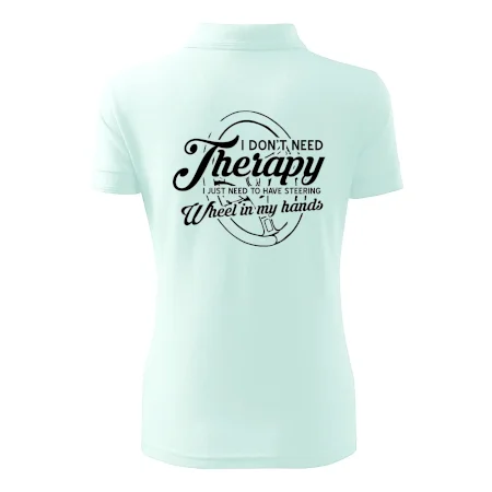 Okrúhly nápis -  I don't need therapy wheel in my hands