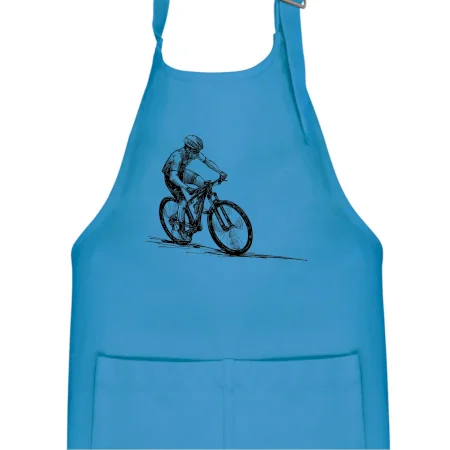 MTB kreslený cyklista