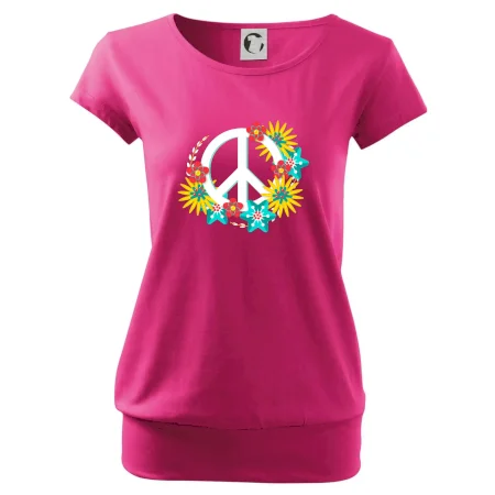Peace symbol abstraktný