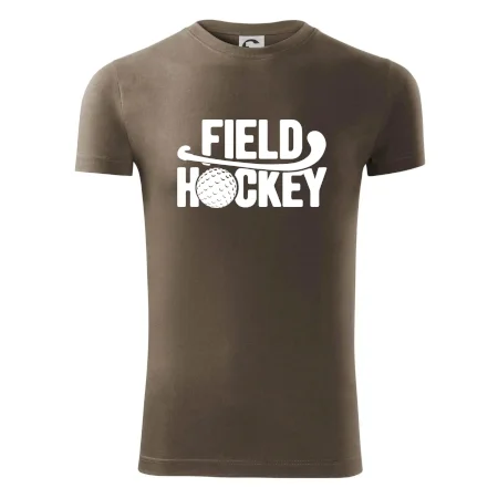 Field hockey loptička a nápis