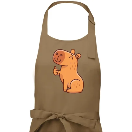 Kapybara s palcom hore