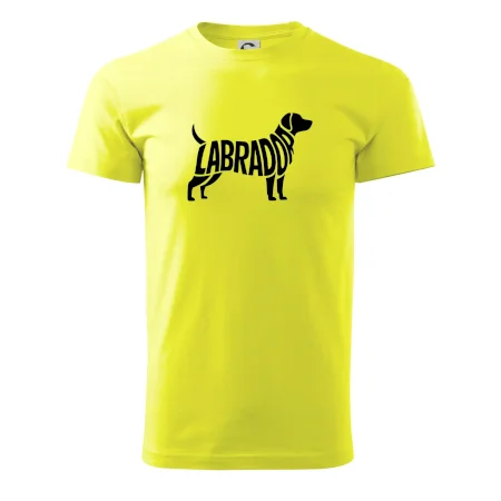 Labrador nápis v tele