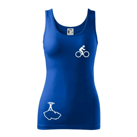 Mapa ČR + kolo na prsu