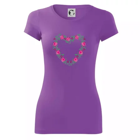 Červené tulipánové srdiečko (Pecka design)