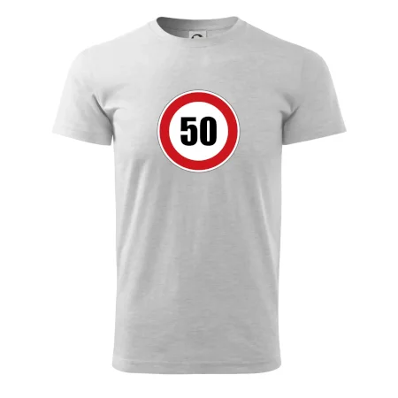 Dopravná značka - obmedzenie rýchlosti 50