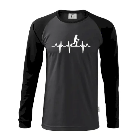 EKG nordic walking muž