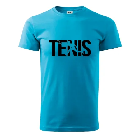 Tenis nápis silueta