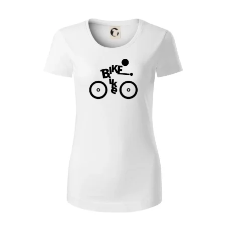 Bike nápis postava