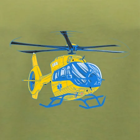 Vrtuľník rescue