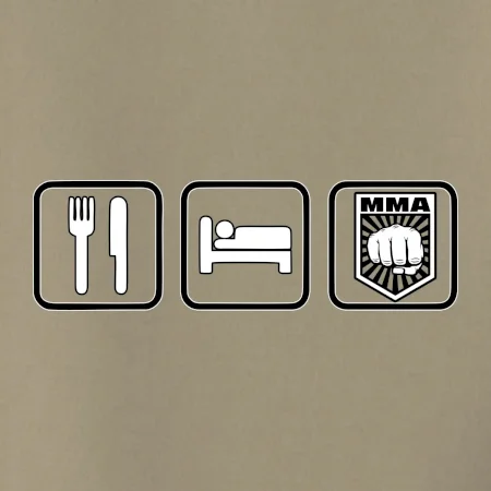 Eat sleep MMA v řádku