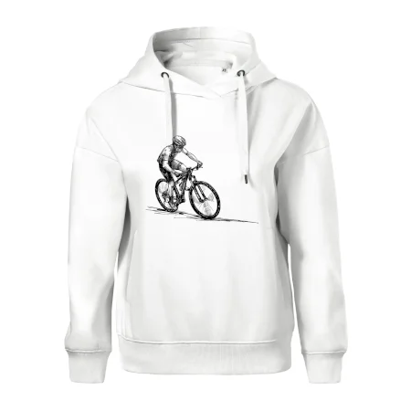 MTB kreslený cyklista