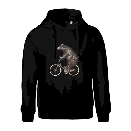 Medveď na bicykli