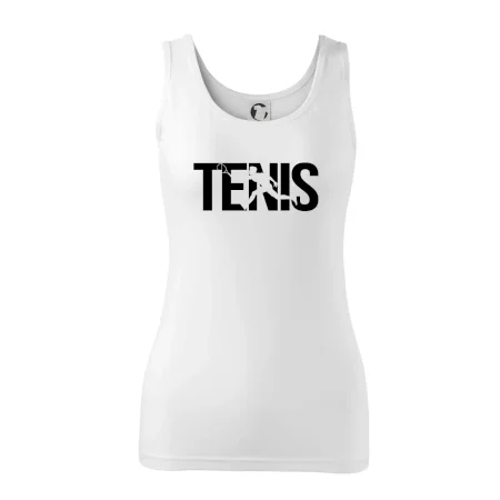 Tenis nápis silueta