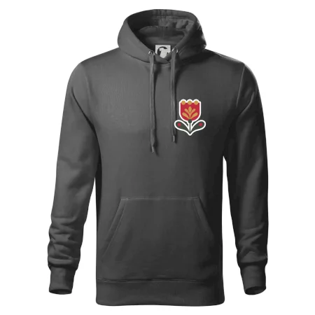 Folklór na prsníku tulipán