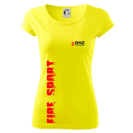 DHZ (oheň, firesport, názov sboru - vlastný nápis)