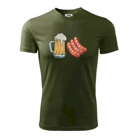 Pivo a klobása