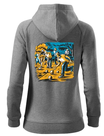 Petanque hra - modro oranžová