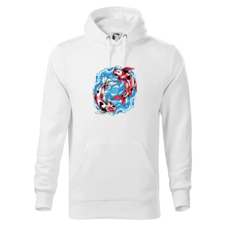 Yin & Yang Koi kapor - červený