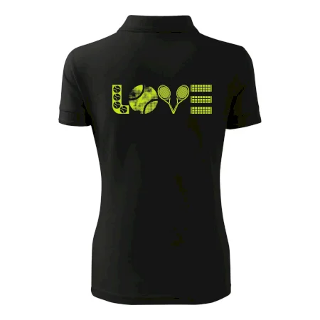 Tenis love nápis