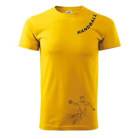 Handball nápis šikmo