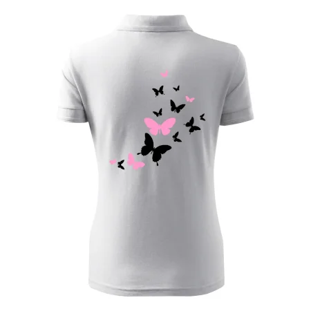 Motýle ružovo čierni