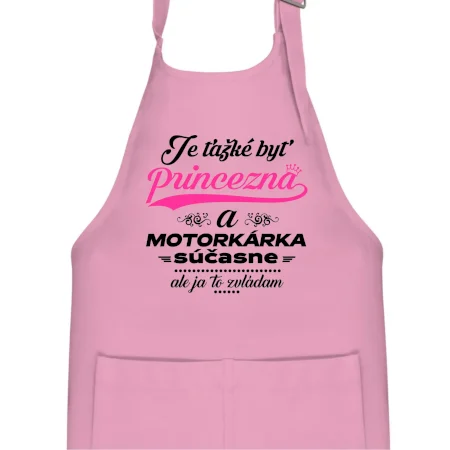 Je ťažké byť princezná motorkárka