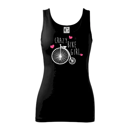 Crazy bike girl