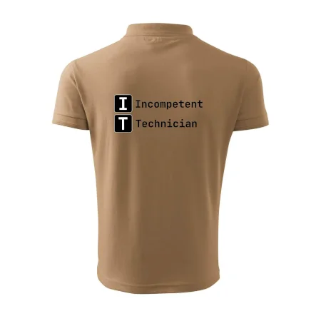 IT Nápis Incompetent Technician