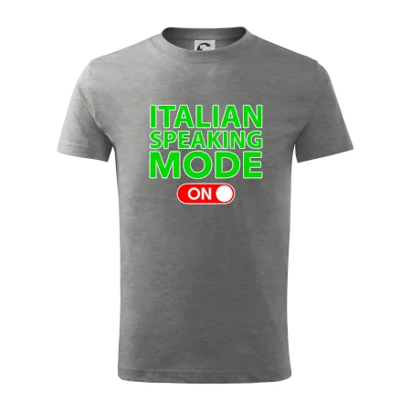 Italian speaking mode - ON