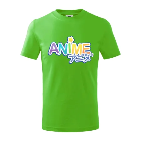 Anime nápis dúhový