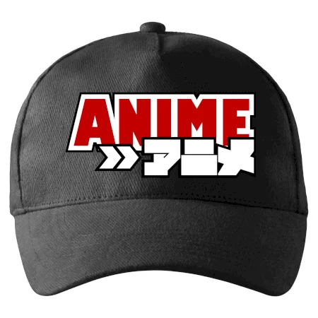 Anime nápis červený