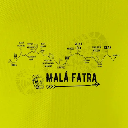 Profil kopca - Malá Fatra