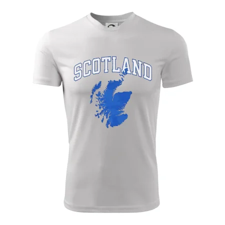 Scotland nápis s mapou