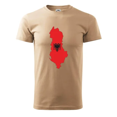 Albánsko mapa a znak