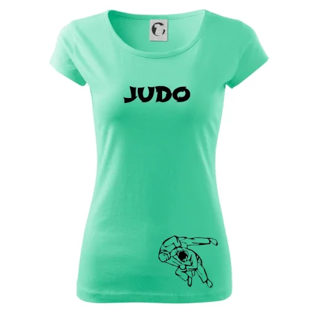 Judo nápis + postavy